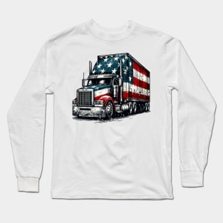 Semi trailer truck Long Sleeve T-Shirt